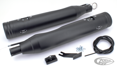 MCJ 120 Striped End Cap FLH/T17-21 Blk (DE)