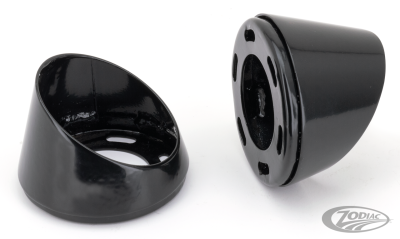 MCJ End Caps Race 90 Taper Slash Gls Blk (DE)