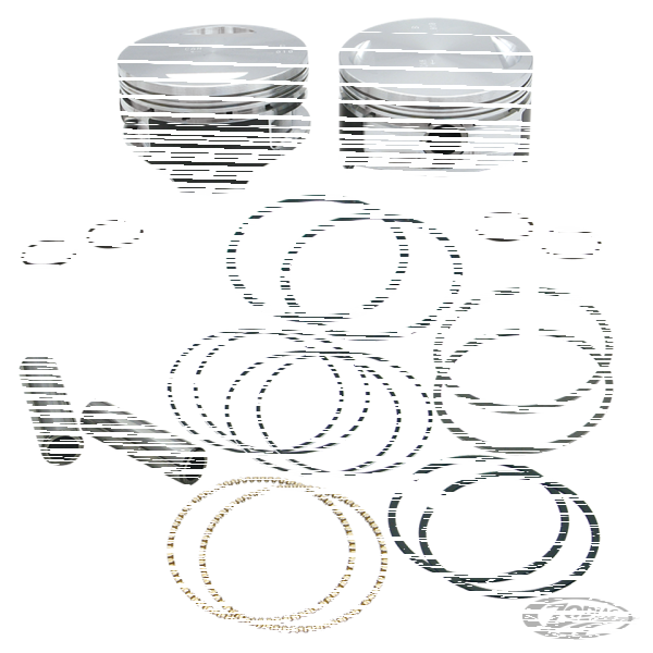 S&S Piston kit 3-7/8x4.5"  +.010 TC (DE)
