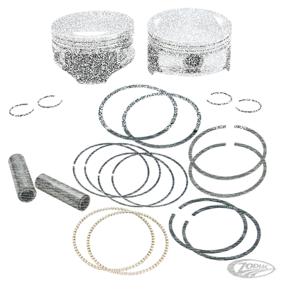 S&S Piston kit 3-7/8x4.5"  +.010 TC (DE)