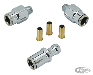 Chrome tank hose fitting no. 14