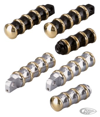 Vintage shifter/brake peg black & brass (DE)