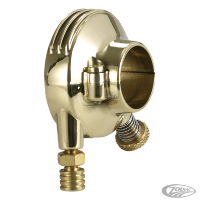 Throttle housing polish brass (DE)