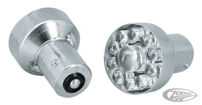 GZP Red LED bulb single 12V BA15S (DE)