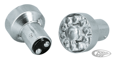 GZP Amber LED bulb dual 12V BAY15D