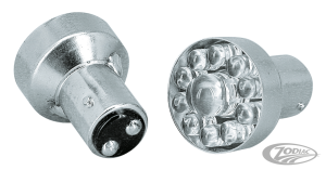 GZP Amber LED bulb dual 12V BAY15D