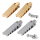 K-Tech forged satin brass knurled pegs (DE)
