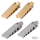 K-Tech forged satin brass knurled pegs (DE)