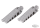 K-Tech forged satin chrome knurled pegs (DE)