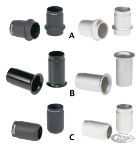 Biltwell Mohawk exhaust end cap Silver (DE)