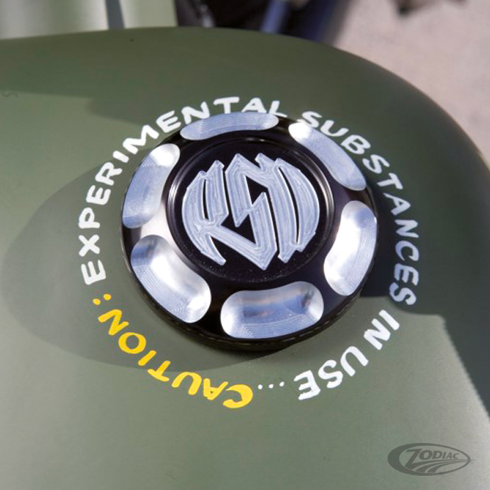 RSD FUEL METER CAP CHROME TECH 96-up (DE)