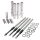 S&S Quickee pushrod kit TC99-17 chrome (DE)
