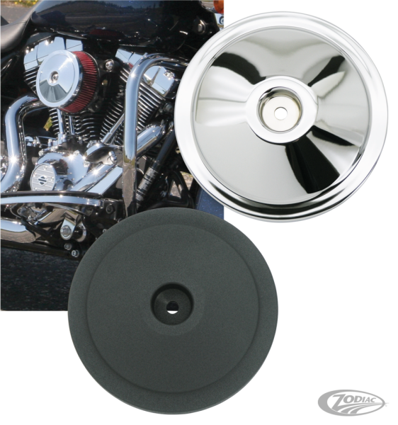 S&S Chr Domed Bobber billet a/c cover (DE)