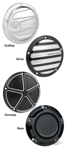 PM Scallop Derby cover Chrome 5-hole (DE)