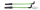 Pro 8mm plug wires XG15-20 Green (DE)