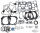 S&S T143 4.425" bore engine gasket kit (DE)