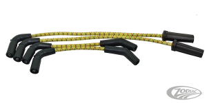 Plug wires ST18-up YELLOW W/BLK&RED (DE)