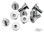Colony chrome disc rotor bolts set/10