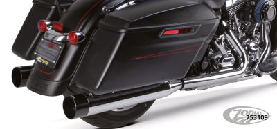 2Bros FLH/T95-16 Dual S/Os Chr/blk alu (DE)