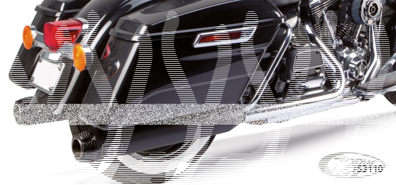 2Bros FLH/T95-16 Dual Slip Ons Carbon BL (DE)