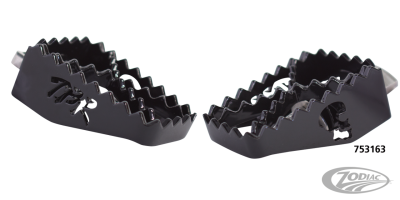 2Bros FXD/XL MX Footpeg SS Black (DE)