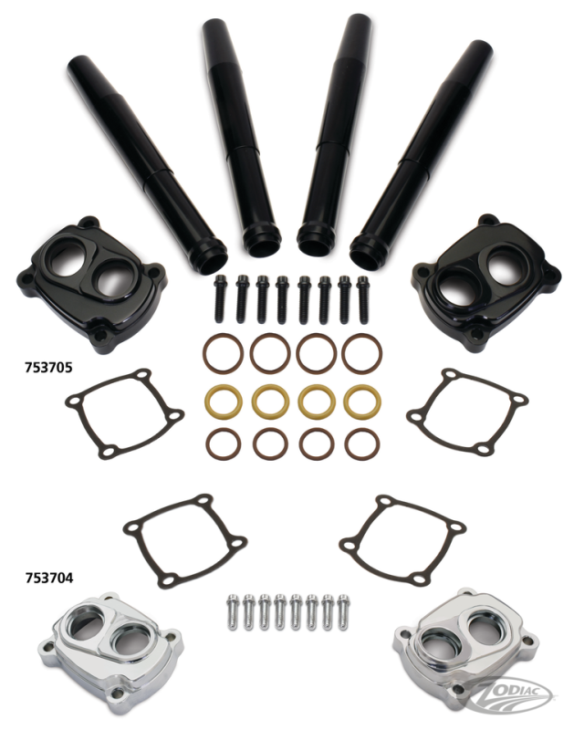 ME17-UP Blk tappet and pushrod cover set (DE)