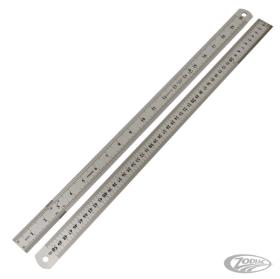 Stainless Steel ruler 50cm/20inch long (DE)