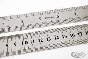 Stainless Steel ruler 50cm/20inch long (DE)