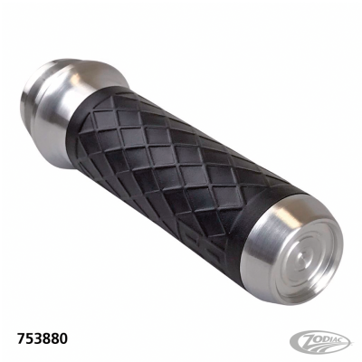 Lthr Moto Grips Natur/Blk Diamond TBW (DE)