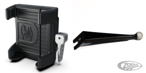 Phone Hldr w/Chrgr Batwing mnt 96-13 Blk (DE)