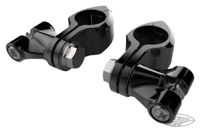 Blk Hingeless Clamps w/ Clevis 1-1/4" (DE)