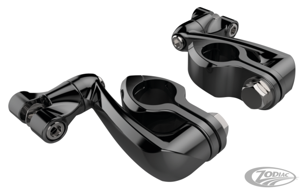 Blk Hnglss Clmps w/ Ext.Arm+Clevis 1-1/4 (DE)