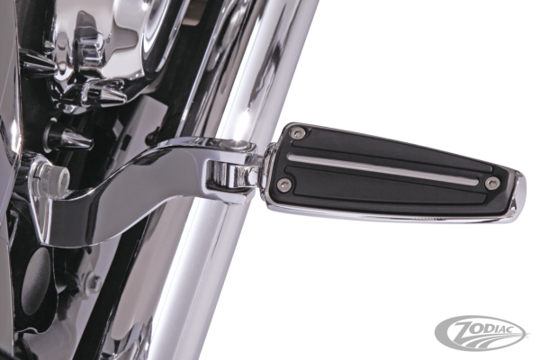 RAIL FOOTPEGS CHROME W/STD MALE MOUNTS (DE)