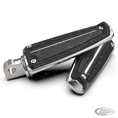 RAIL FOOTPEGS CHROME W/STD MALE MOUNTS (DE)
