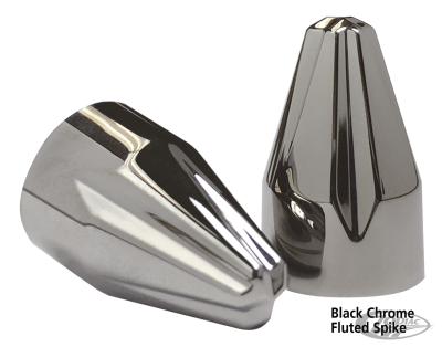 Fluted spike bolt cap et Blk Chr TC99-17 (DE)
