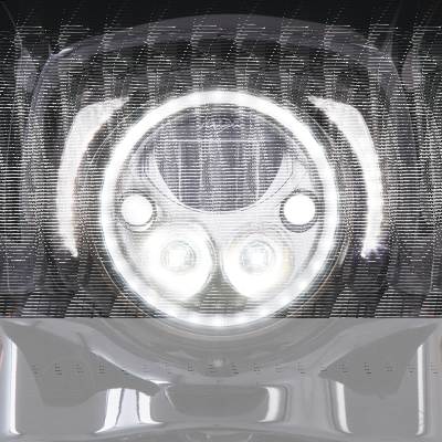 Headlight Bezel Black FLH*14-UP (DE)