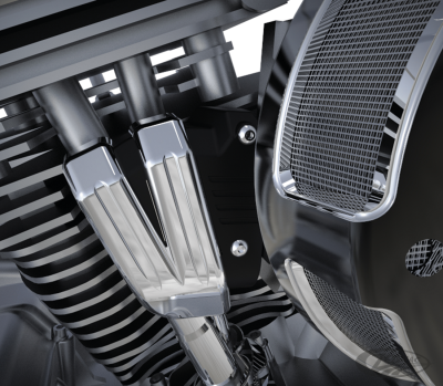 Chrome Servo Harness Cover FLH/T08-16 (DE)