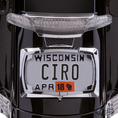 Chr Pl. Holder/Tail Smo/Red FLH/T10-13 (DE)