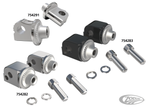 Chrome pass. footrest adapters ST18-up (DE)