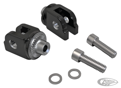Blck driver footrest adapters ST18-up