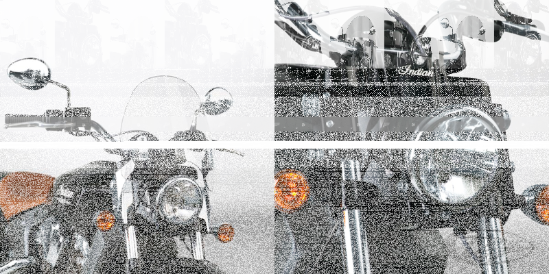 Switchblade Defl kit Indian Scout black (DE)