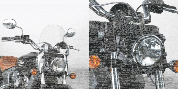 Switchblade Defl kit Indian Scout black (DE)