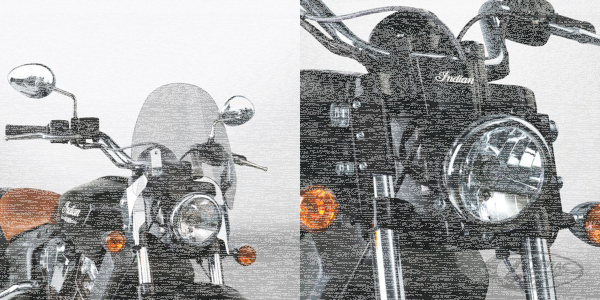 Switchblade Defl kit Indian Scout black (DE)