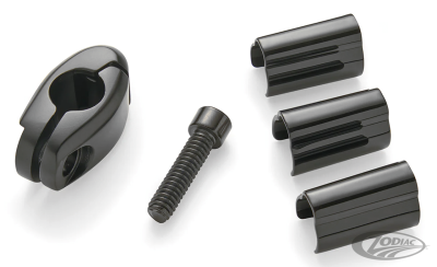 1/2" Flag Mount Clamp Black (DE)