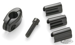 1/2" Flag Mount Clamp Black (DE)