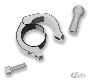 Aluminum Clamp Mount 1-1/8" Chrome (DE)