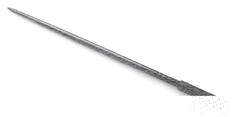 High Caliber Flexible 12" Antenna Black (DE)