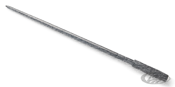 High Caliber Flexible 12" Antenna Black (DE)