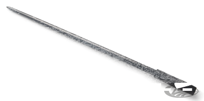 High Caliber Flexible 12" Antenna Black (DE)