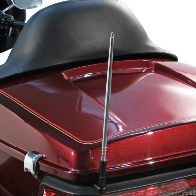 High Caliber Flexible 12" Antenna Chrome (DE)